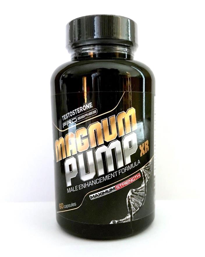 MAGNUM PUMP XR Male Enhancement Formula Testosterone Pro Series 60 Capsules