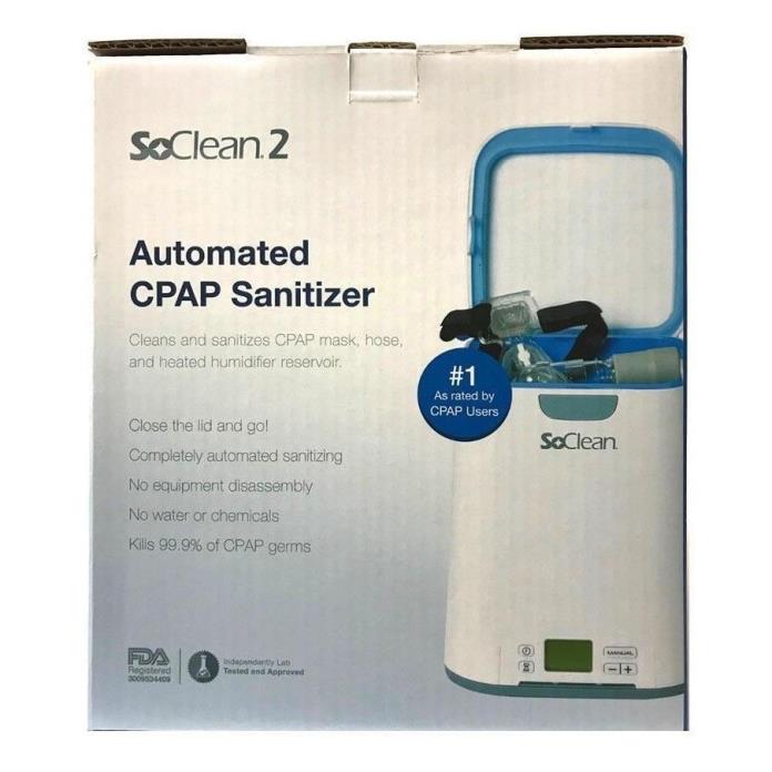 SoClean 2 CPAP Cleaner and Sanitizing Machine +RESMED 10 ADAPTOR