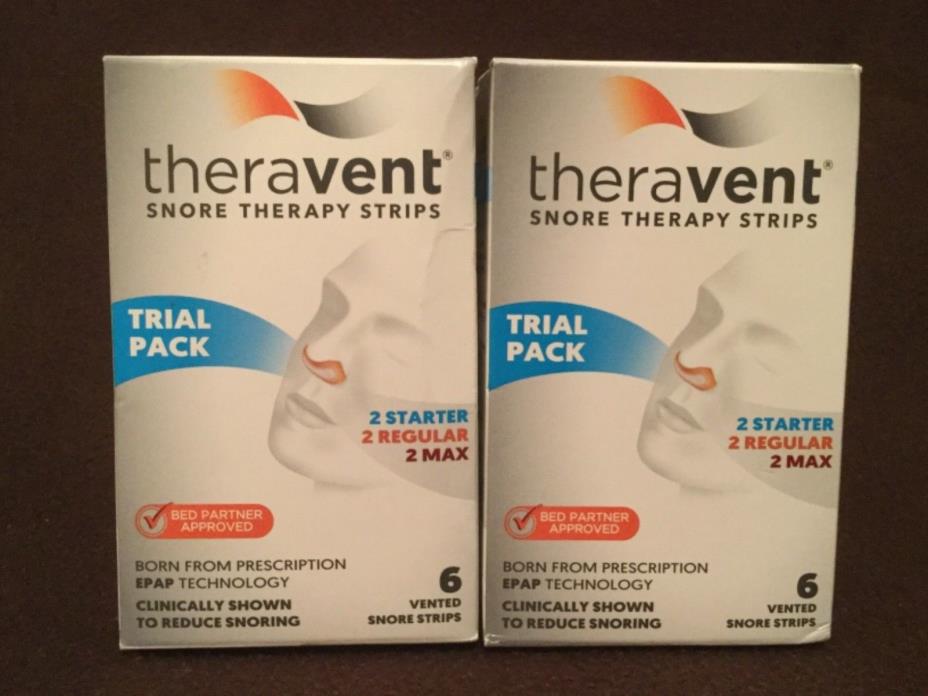 Theravent Trial Pack Snoring Therapy 2 Pack ~ 12 Night Supply