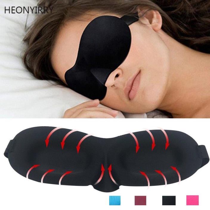 1Pcs 3D Sleep Mask Natural Sleeping Eye Mask Eyeshade Cover Shade Eye Patch