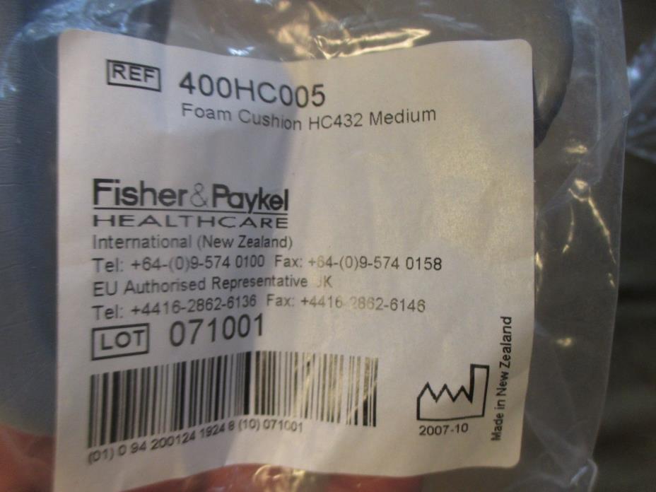 Fisher Paykel Foam Cushion Zest  Medium 400HC005  Replacement Parts HC432