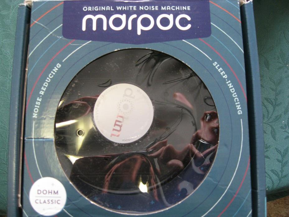 Marpac Dohm Classic White Noise Sound Machine Sleep Aid - Black - New Opened Box