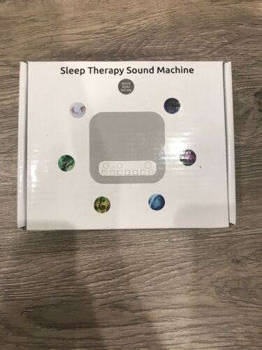 White Noise Sound Machine Sleep Therapy Plays 7 soothing sounds+ Timers CLEAN