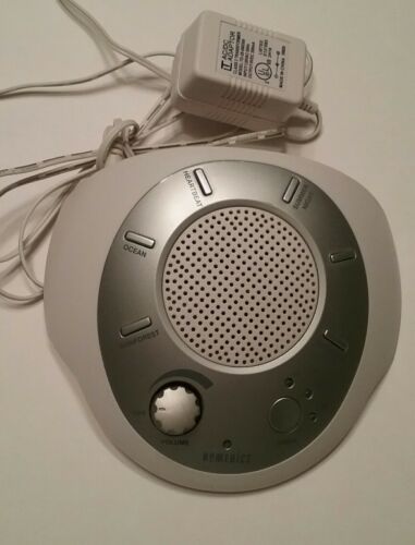 Homedics Sound Sleep Machine 6 Different Sounds  Works Great