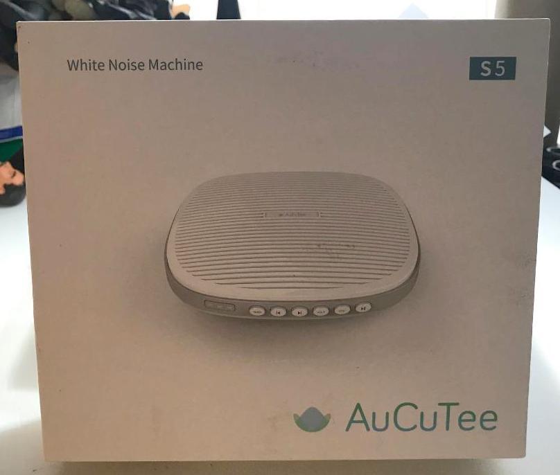 White Noise Machine S5 Portable, 20 Sounds Easy to Use AucuTee NEW IN BOX