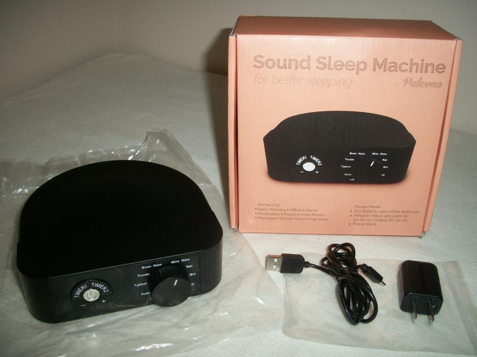 Palermo White Noise Machine Our Sleep Sound Machine 10 Soothing Ambient Sounds