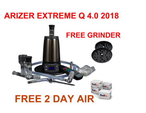Arizer Extreme Q 4.0 Digital 2018 Free Grinder Free 2 DAY AIR SHIP