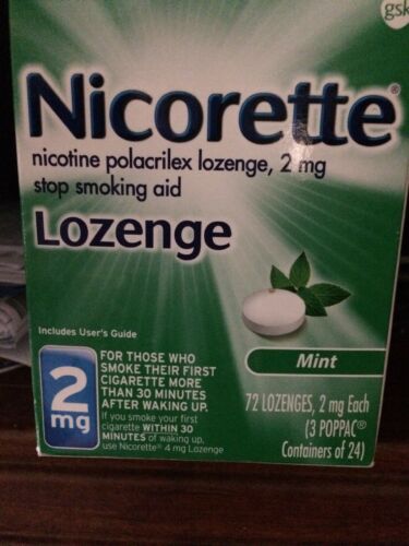 Nicorette Nicotine Polacrilex Lozenge 2 mg 72 Lozenge 01/2019