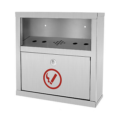 Alpine Industries Quick Clean Wall Mounted Cigarette Disposal Bin