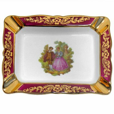 Astoria Grand Jeffery Porcelain Rectangular Ashtray