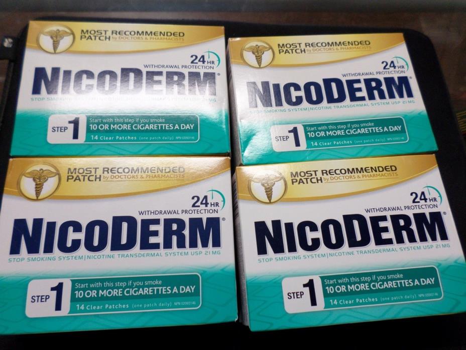 Nicoderm Clear Step 1  14 clear Patches, 21 mg/day (4 items)