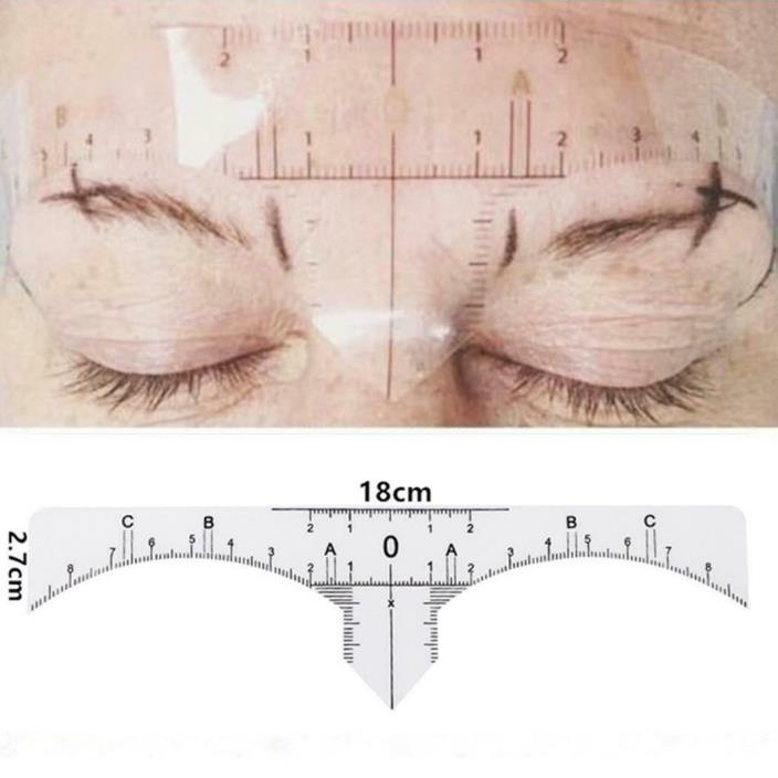 Disposable Eyebrow Forehead Ruler Microblading Sticky Ruler 9G67 01