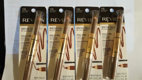 4 Revlon Brow Fantasy Pencil & Gel 108 Light Brown