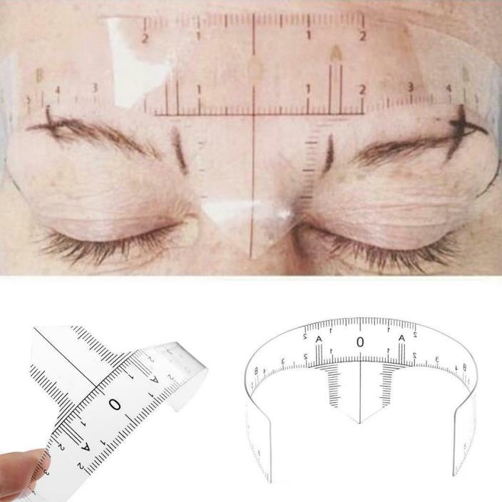 Disposable Eyebrow Forehead Ruler Microblading Sticky Ruler T9G1 02