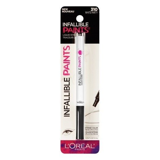 L'OREAL INFALLIBLE PAINTS LIQUID EYELINER - WHITE PARTY #310 - NEW ON CARD
