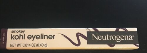 (LOT OF 2) Neutrogena Smokey Kohl Eyeliner, Water Resistant, (#50 Rich Plum)