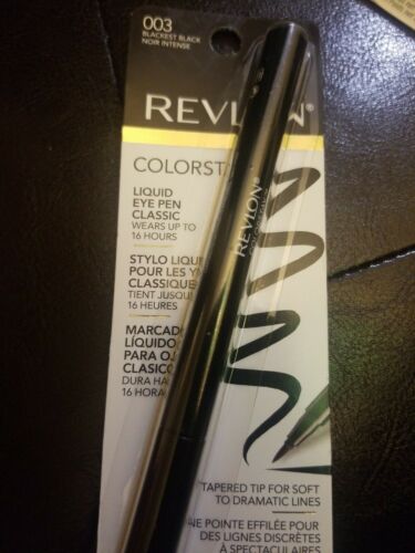 Revlon Colorstay Liquid Eye Pen Classic Eyeliner #003 BLACKEST BLACK