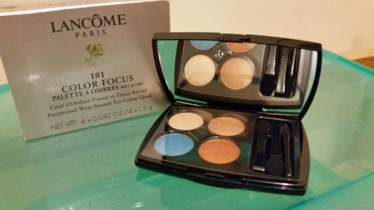 Lancome Color Focus Exceptional Wear Smooth Eye Colour Quad Calypso New in Box