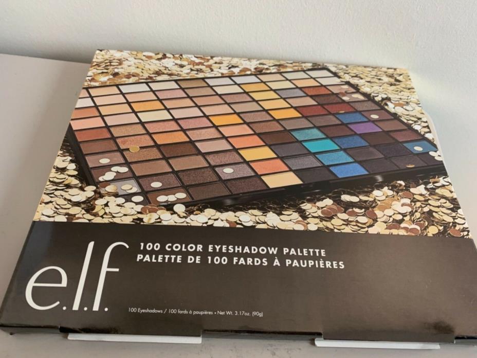 ELF 100 Color Eyeshadow Palette - 100% Vegan 
