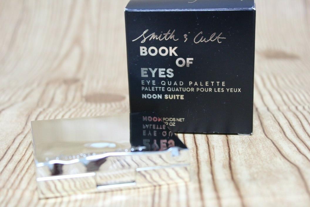 Smith and Cult Eyeshadow Eye Quad Palette NoonSuite  New In Box 2.5g/.09oz