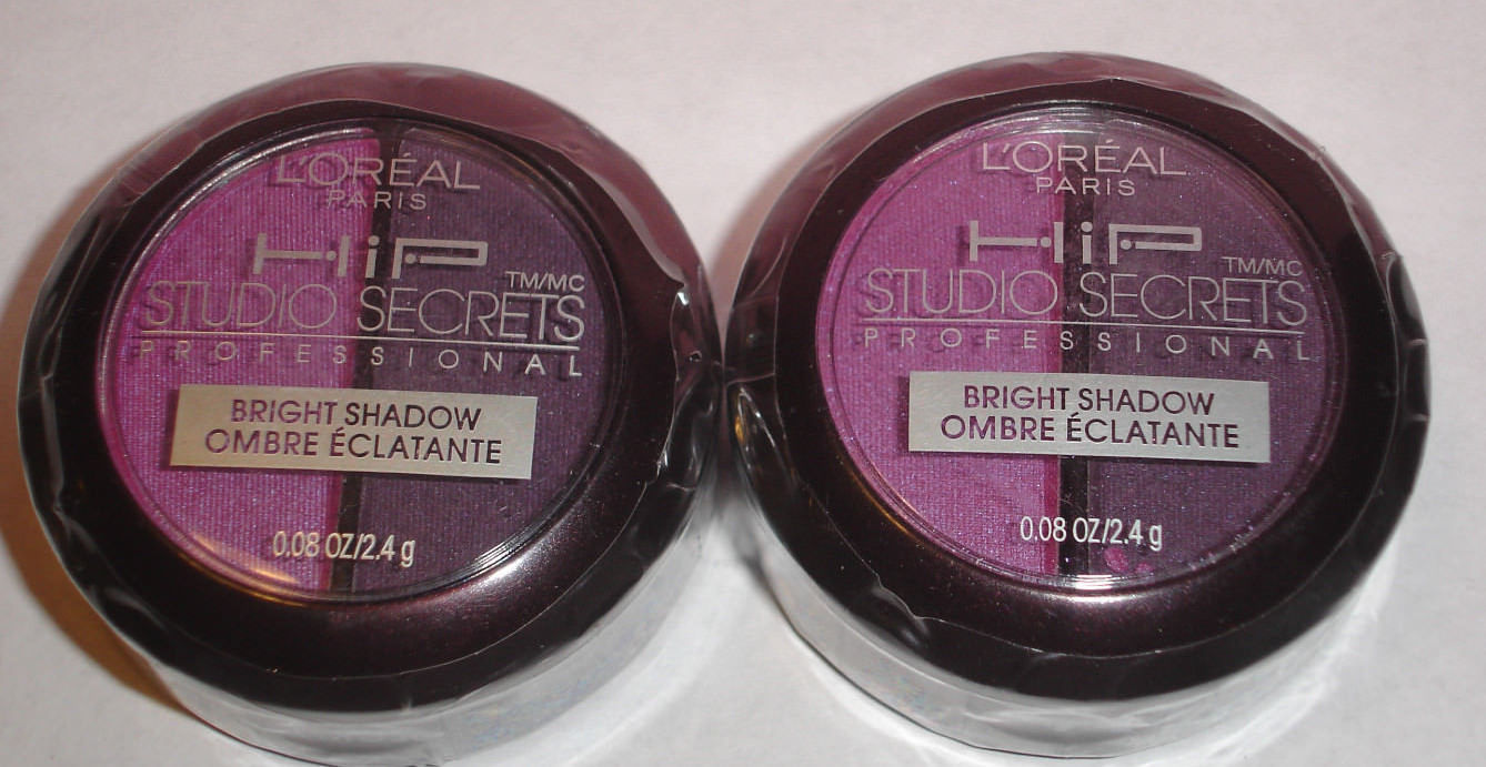 Loreal Lot OF 2 Hip Duo Studio Secrets Professional Eye Bright Shadow RECKLESS