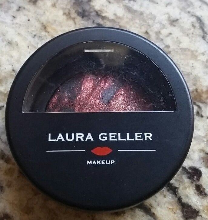 NEW $21 Laura Geller Eye Rimz Baked Wet/Dry Eye Rich Rust Eye Shadow/Liner