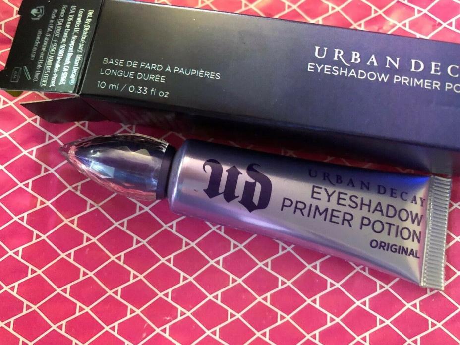 Urban Decay Eyeshadow Primer Potion Original 10ml/0.33 Fl Oz Tube! New!