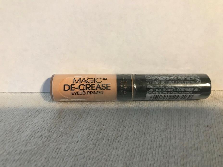 NEW L'Oréal Paris Magic De-Crease Eyelid Primer, 0.19 fl. oz.