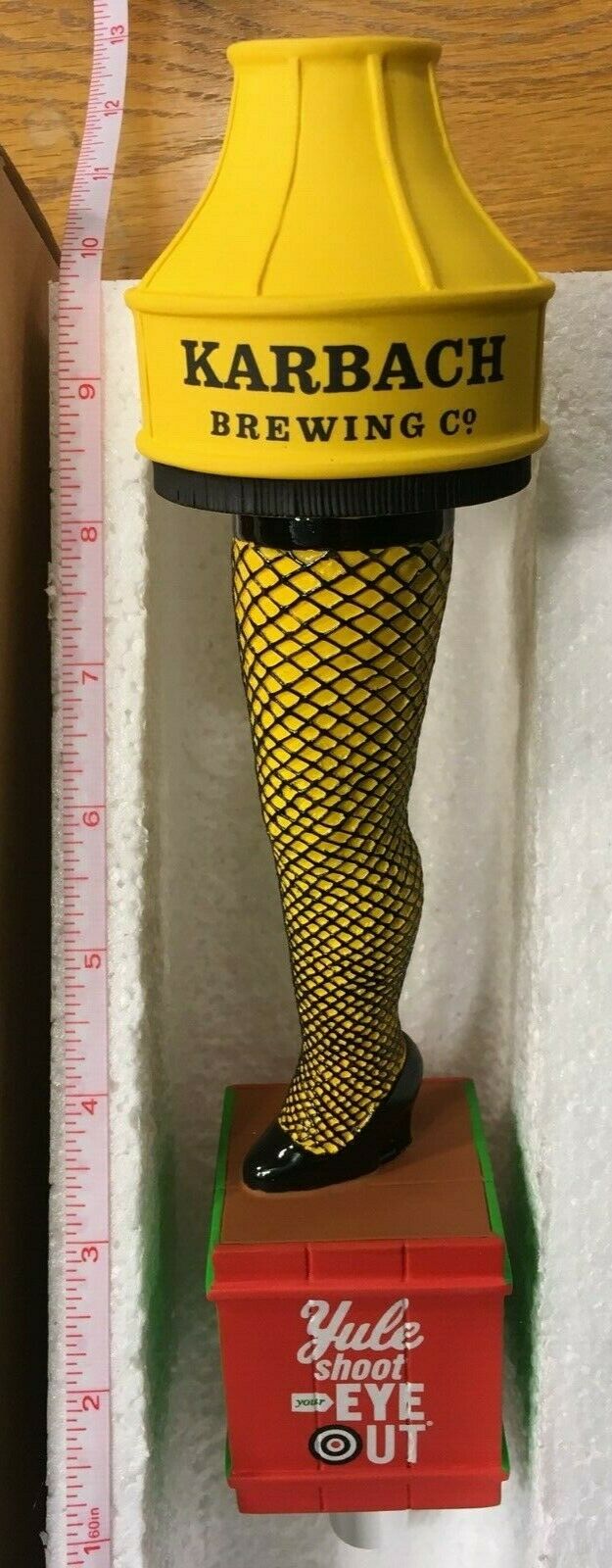 Karbach Brewing Yule Shoot Your Eye Out Beer Tap Handle Brand New in Box