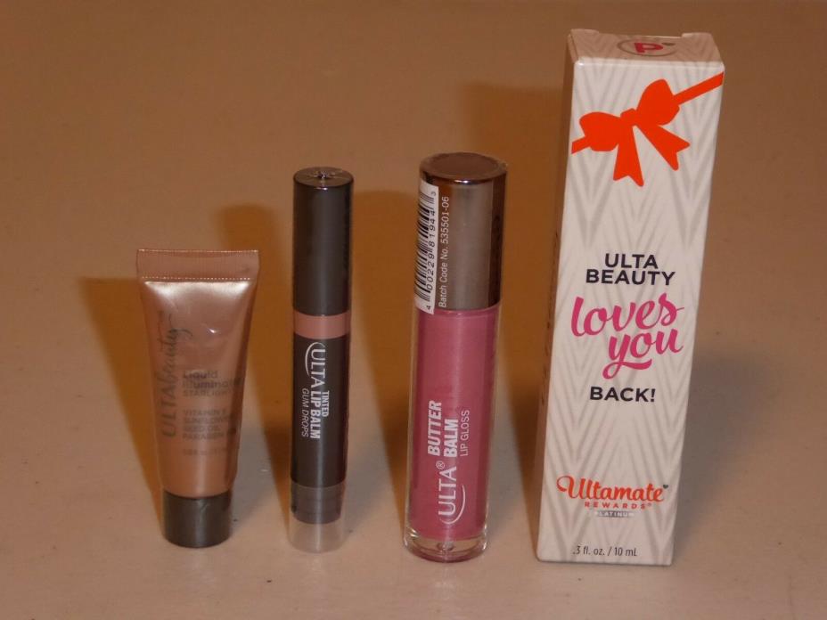 ULTA BEAUTY COLLECTION SET OF TWO FULL SIZE ITEMS AND TWO MINI SIZE ITEMS