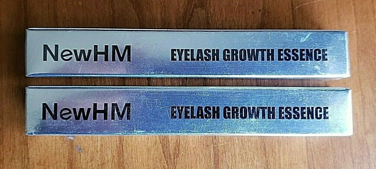 New Lot of 2 NewHM Natural Eyelash and Eyebrow Growth Serum - Free Shipping