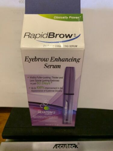 RapidBrow Eyebrow Enhancing Serum with Hexatein 2 Complex, 3ml Free Shipping NEW