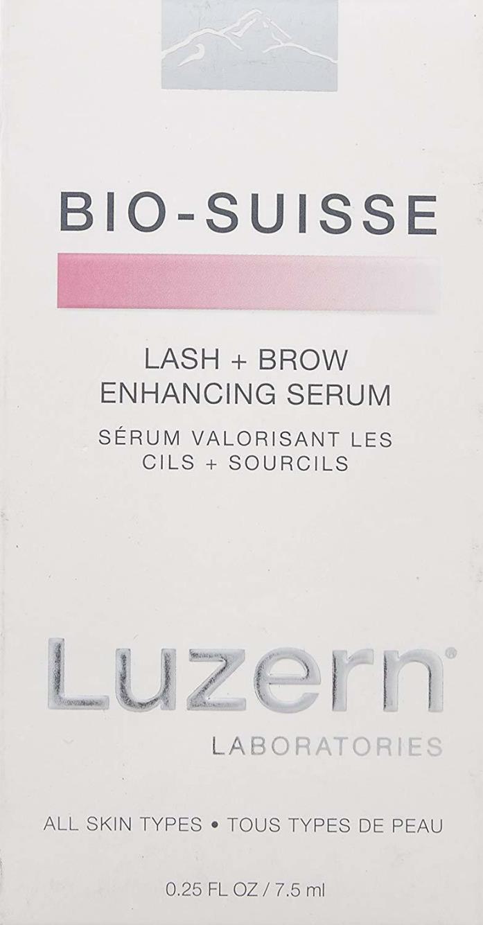 Luzern Bio-suisse Lash + Brow Enhancing Serum 7.5ml 0.25oz New in Box