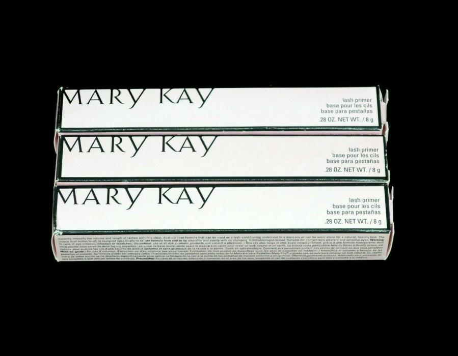 Lot of 3 Mary Kay Lash Primer Eyelash Volume & Length (.28 oz / 8 g)