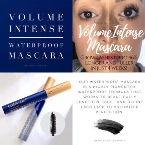 Senegence Waterproof Mascara LashSense NEW! VolumeIntense Mascara Black