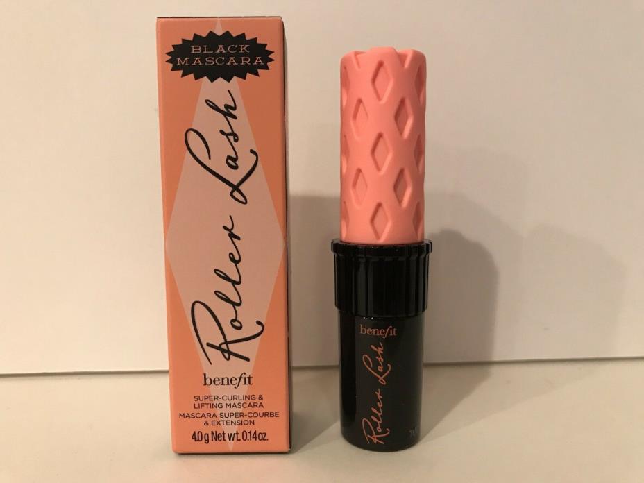 BENEFIT ROLLER LASH MASCARA! Black .14 oz. NEW IN BOX GORGEOUS :)