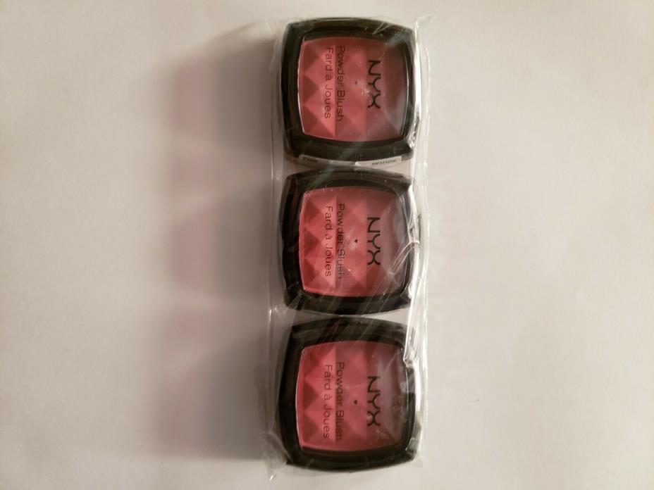 NYX POWDER BLUSH PEACH! 3 PACK PEACH