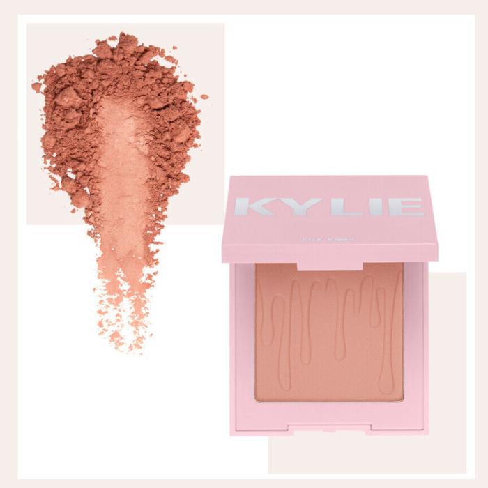 NIB Kylie Cosmetics Blush CLOSE TO PERFECT Dusty Peach Matte Pressed Powder