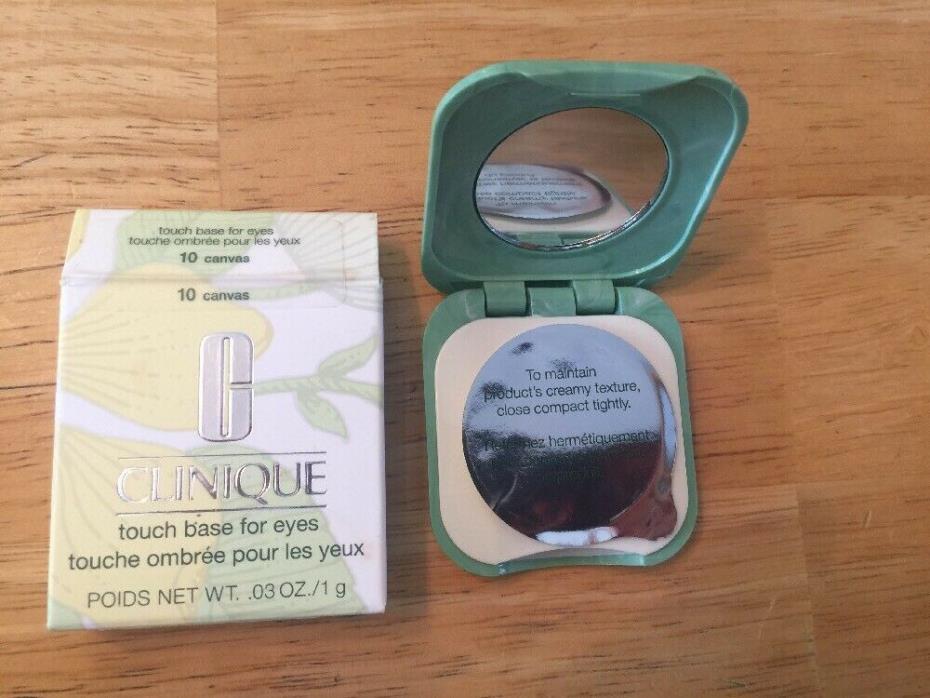 CLINIQUE  TOUCH BASE FOR EYES  CANVAS 10 BRAND NEW