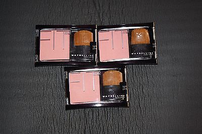 3 New Sealed Maybelline New York Fit me Blush Shade : Light Pink 0.16 oz each