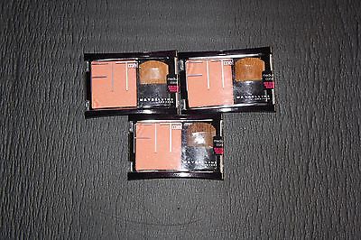 3 New Sealed Maybelline New York Fit me Blush Shade : Medium Coral 0.16 oz each