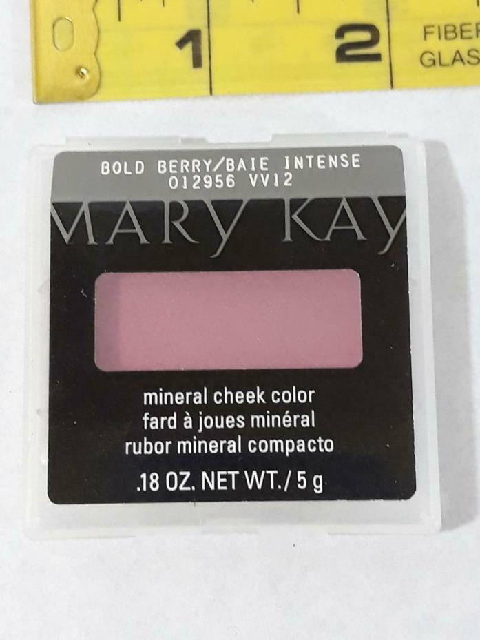 Mary Kay Mineral Cheek Color ~ Bold Berry ~ .18oz New ~ Ships FREE