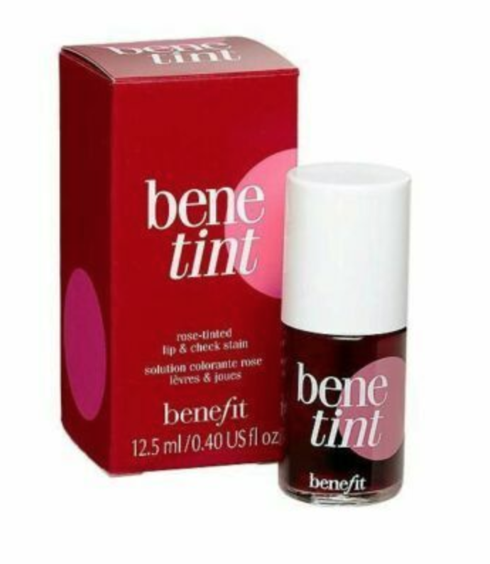 NIB Benefit Benetint Rose-Tinted Lip & Cheek Stain 12.5 ml/ 0.4 oz Full Size