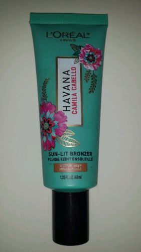 L'Oreal Havana Camila Cabello Sun-Lit Bronzer Medium/Deep 1.35 Oz, Limited Ed