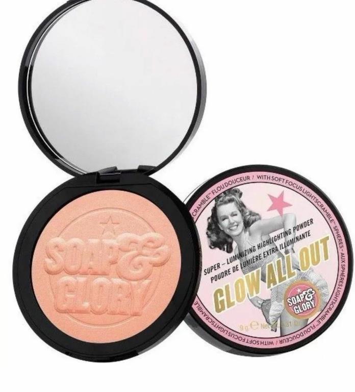 Soap & Glory GLOW ALL OUT Highlighting Powder 0.31oz (9g) ~Shimmer Switch~NEW
