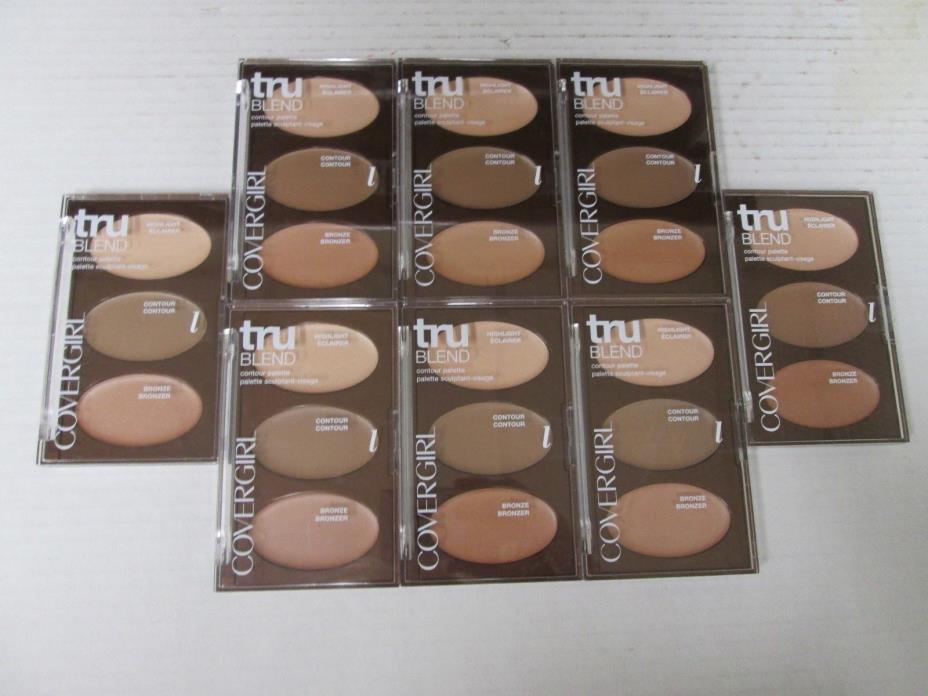 8 COVERGIRL TRUBLEND CONTOUR PALETTE - LIGHT - EXP: 7/19+ RR 31880