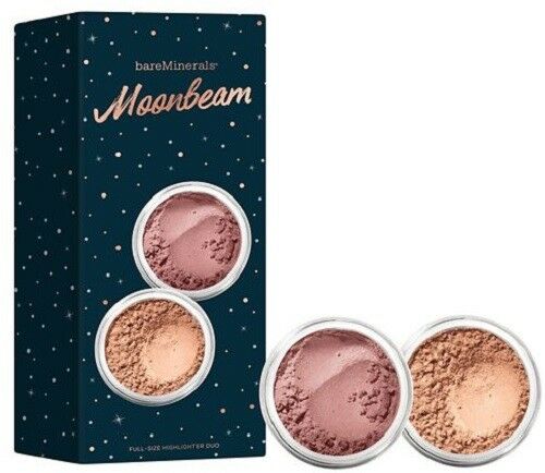 bareminerals Moonbeam Blush and Highlighter Full Size Makeup Gift Set-limited ed