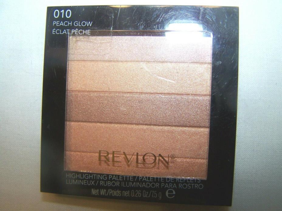 Revlon Highlighting Palette 010 Peach Glow Cosmetic Powder Illuminator GAj