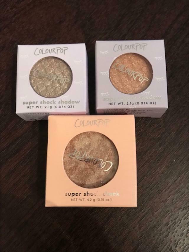 COLOURPOP(2) Super Shock Eyeshadow & (1) Super Shock Cheek