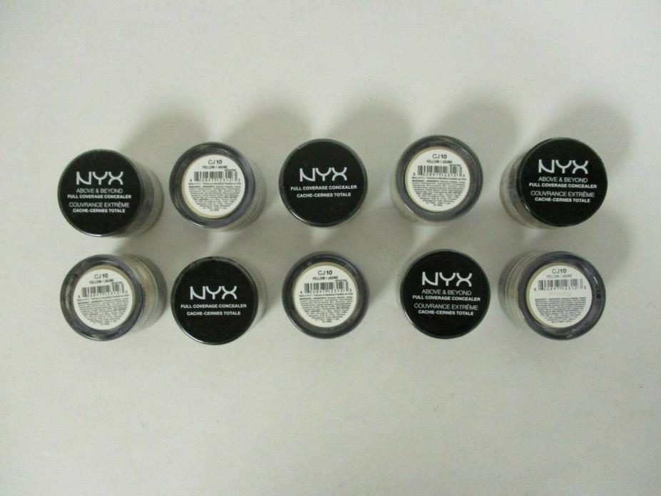 10 NYX FULL COVERAGE CONCEALER #CJ10 YELLOW SEALED - MP 1442